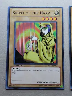 2x Spirit of the Harp - YS11-EN001 - 1st Edition - YuGiOh-LP - Image 2
