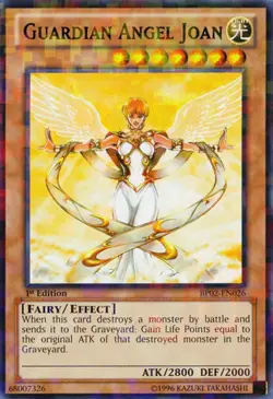 1x (EX) Guardian Angel Joan - BP02-EN026 - Mosaic Rare - 1st Edition YuGiOh - Image 1