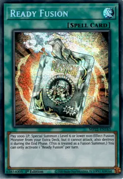 Ready Fusion Prismatic Secret Rare 1st Edition 2022 Tin of the Pharaoh's Gods - Image 1