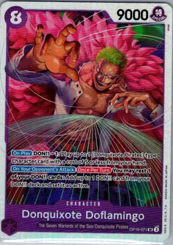 Donquixote Doflamingo OP10-071 SR English Royal Blood - One Piece Card - NM - Image 1