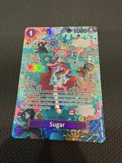Bandai One Piece TCG The Azure Sea's Seven OP14 - SUGAR - Alt Art Foil OP10-065 - Image 1