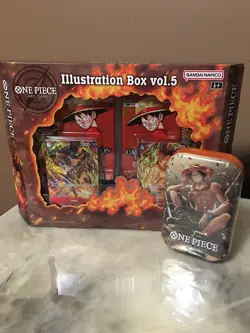 One Piece Illustration Box Vol 5 & OP Mini Tin Vol 2 Bundle - Image 1