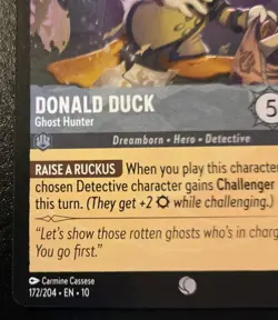 Donald Duck - Ghost Hunter 172/204 Common Whispers In The Well Disney Lorcana - Image 4