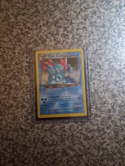 Pokemon Card Dark Feraligatr 5/105 Rare Holo Neo Destiny Set WOTC Heavy Played - Image 2