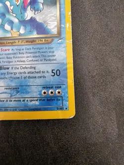 Pokemon Card Dark Feraligatr 5/105 Rare Holo Neo Destiny Set WOTC Heavy Played - Image 4