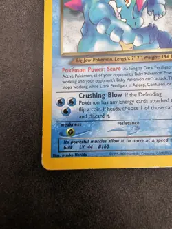 Pokemon Card Dark Feraligatr 5/105 Rare Holo Neo Destiny Set WOTC Heavy Played - Image 5