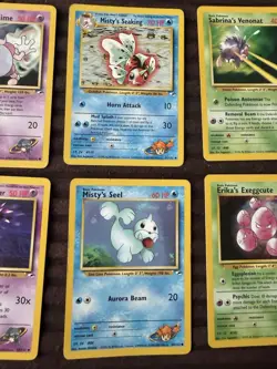 Pokemon Vintage Card Bundle Job Lot Base Set Gym Heroes 1999 Mixed Cards - Image 3