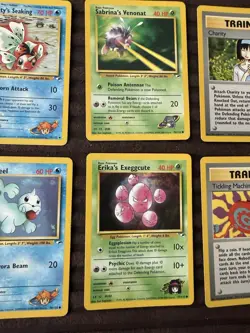Pokemon Vintage Card Bundle Job Lot Base Set Gym Heroes 1999 Mixed Cards - Image 4