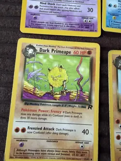 Pokemon Vintage Card Bundle Job Lot Original Team Rocket Dark 1999 Mixed Cards - Image 2