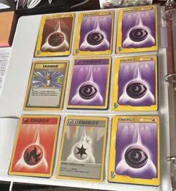 Pokemon, lot of 91 vintage cards 1990's, Nintendo In Binder - Image 2