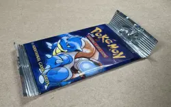 21.00 g Heavy Pokemon WOTC Base Set Unlimited Booster Pack Blastoise 1999 - Image 4