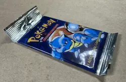 21.00 g Heavy Pokemon WOTC Base Set Unlimited Booster Pack Blastoise 1999 - Image 5