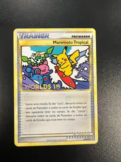 Pokemon PORTUGUESE Tropical Tidal Wave (Maremoto Tropical) HGSS18 World 10 Promo - Image 1