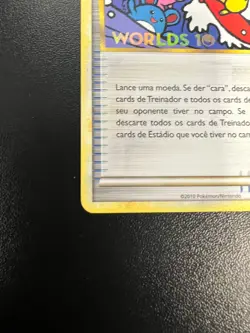Pokemon PORTUGUESE Tropical Tidal Wave (Maremoto Tropical) HGSS18 World 10 Promo - Image 5