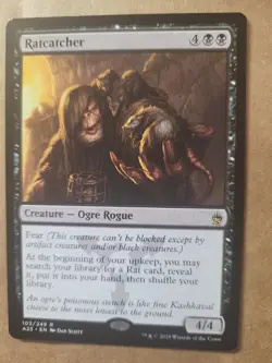 MTG Ratcatcher - Masters A25 Magic (103/249) Black Oge Rogue Rare Rat LP - Image 1