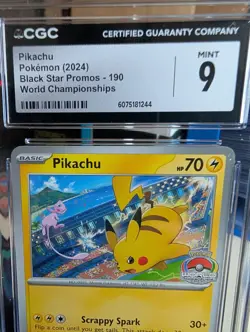 CGC 9 Pikachu 190 Sv: Scarlet & Violet Promo Cards Regular - Image 2