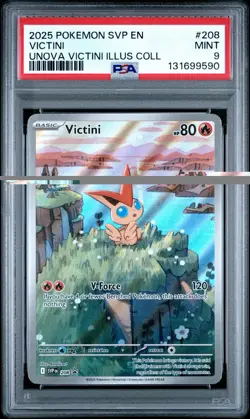 Victini 208 Sv: Scarlet & Violet Promo Card Holo PSA 9 - Image 1