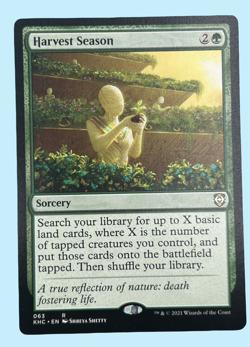 Harvest Season, Kaldheim Commander, NM Near Mint, Magic the Gathering MTG - Image 1