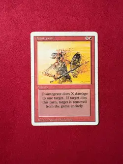 Disintegrate - Revised Edition Magic the Gathering MTG 90’s Classic Vintage - Image 1