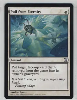 Magic the Gathering Pull from Eternity Time Spiral x1 MTG Free Shipping! - Image 1