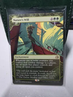 Nature's Will #57 (NM) Wilds of Eldraine WOT Magic MTG - Image 1