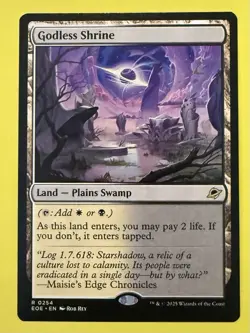 Magic ~ Godless Shrine 0254 ~ Edge If Eternities ~ Regular ~ Pack Fresh - Image 1