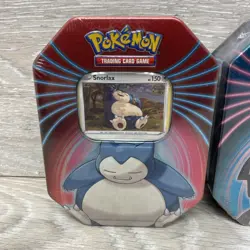 Pokemon Mighty Mysterious Tin TCG 2021 Snorlax Darkrai Mimikyu Knockout SEALED - Image 2