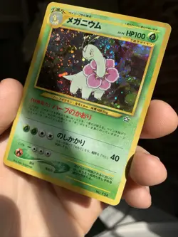 Meganium No.154 - Japanese Pokemon TCG - NEO GENESIS Holo Rare - LP - Vintage!!! - Image 3