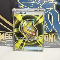 Mega Signal - 171/132 - Me01: Mega Evolution - Full Art Holo - NM - Pokemon TCG - Image 1