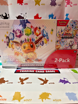 Pokemon TCG (2025) Prismatic Evolutions ETB & Booster Bundle 2-Pack SEALED - Image 1