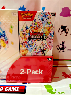 Pokemon TCG (2025) Prismatic Evolutions ETB & Booster Bundle 2-Pack SEALED - Image 3