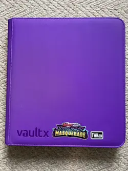 Pokemon Twilight Masquerade Complete Base Set + FIRST EDITION Vault X Binder - Image 1