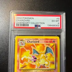 PSA 6 Charizard 3/110 Rare Pokemon 2002 Legendary Collection EX-MT - Image 3