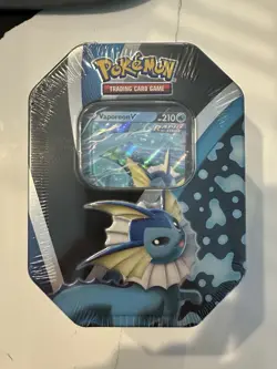 Pokemon TCG: Eevee Evolutions Tin (Vaporeon V) sealed tin .. - Image 1