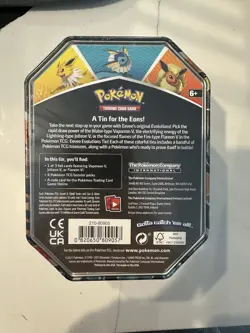 Pokemon TCG: Eevee Evolutions Tin (Vaporeon V) sealed tin .. - Image 2