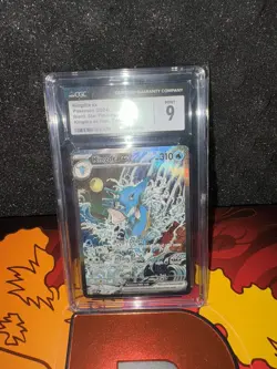 2024 POKEMON SVP EN-SV BLACK STAR PROMO #131 KINGDRA EX PSA 9 (77) - Image 2