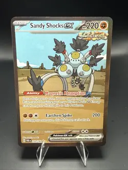 Pokemon Sandy Shocks ex 250/182 SV04: Paradox Rift Holo - Image 1