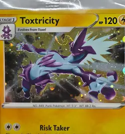 Pokemon TCG Toxtricity 063/189 Holo Sealed Promo With SWIRL - Image 3