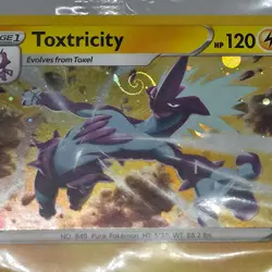 Pokemon TCG Toxtricity 063/189 Holo Sealed Promo With SWIRL - Image 4
