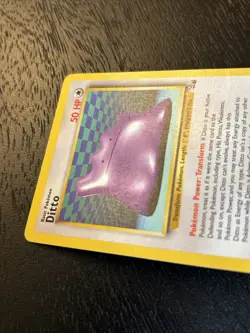 Ditto 18/62 Fossil WOTC Pokemon TCG Regular Rare 1999 HP - Image 2