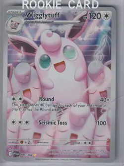 2025 WIGGLYTUFF POKEMON PHANTASMAL FLAMES STAGE 1 ILLUSTRATION RARE #105/94 NM - Image 1