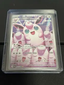 Pokemon Phantasmal Flames Wigglytuff 105/94 Illustration Rare NM - Image 3