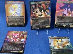 ✨ FOIL ✨8 CARD SET - OPENED - Friends and Foes Secret Lair x Sonic-UNSEALED MTG - Image 2