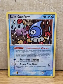 Rain Castform 23/101 Hidden Legends Reverse Holo Rare Pokemon Card TCG - Image 1