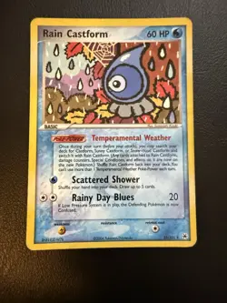 Pokemon TCG- Rain Castform- 23/101- Reverse Holo Rare- Hidden Legends- LP - Image 1