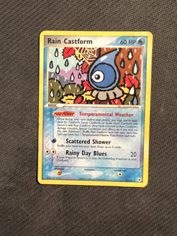 Pokemon TCG Rain Castform Hidden Legends 23/101 Regular Rare MP - Image 1