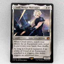 MTG Cloud, Midgar Mercenary English Final Fantasy FIN NM M0010 non foil - Image 2