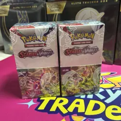 Pokemon TCG Scarlet and Violet Base Set 2 X 1/2 Booster Box - 36 Packs - Image 1