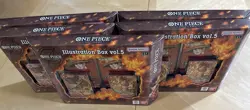 (5x Box Lot) One Piece Card Game Illustration Box Vol 5 IN HAND Quick Shipping - Image 4