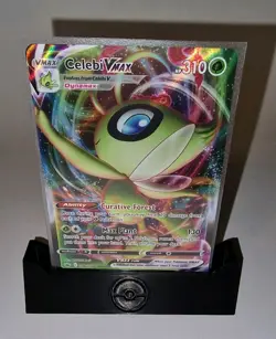 Pokemon TCG Celebi VMAX Chilling Reign Holo Rare Card 008/198 - Image 1